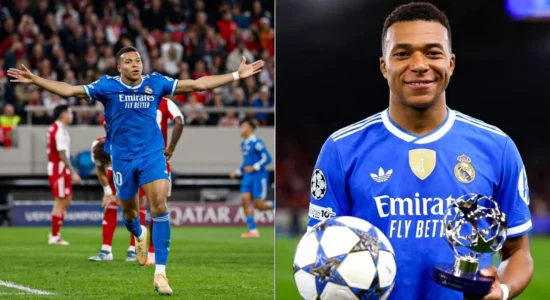 Kylian Mbappe shpallet ‘Lojtari i Javës’ në Ligën e Kampionëve pas katër golave ​​në fitoren ndaj Olympiacos