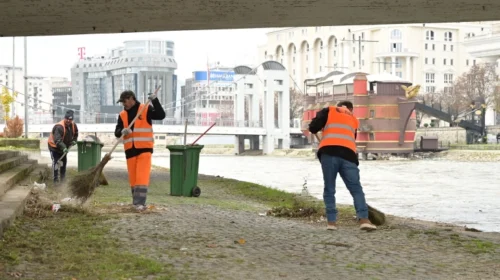 Po pastrohet hapësira rreth lumit Vardar