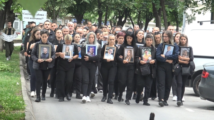 Marshi i tridhjetë protestues “Marshi për engjëjt” në Shkup