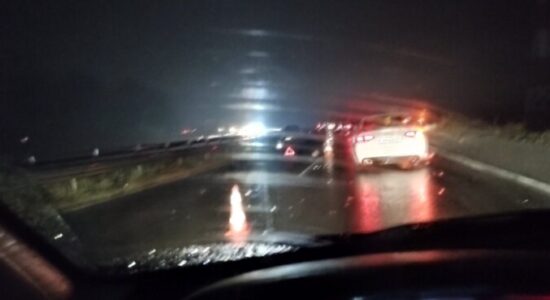 Aksident trafiku në autostradën Shkup–Tetovë