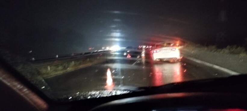 Aksident trafiku në autostradën Shkup–Tetovë