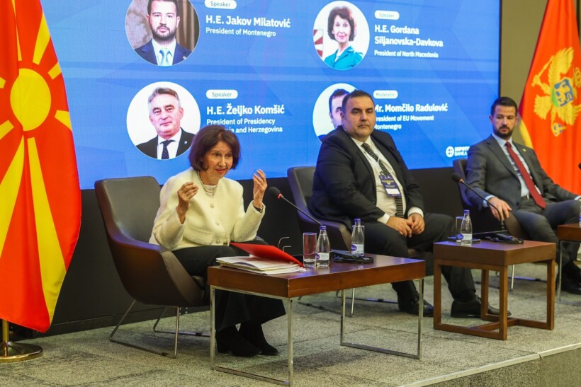 Siljanovska-Davkova nga Podgorica: Është koha për hap strategjik të BE-së ndaj Ballkanit Perëndimor
