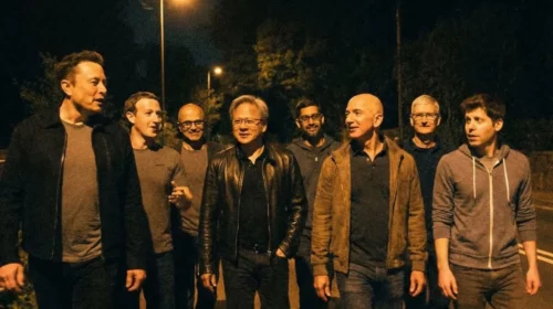 Miliarderët e teknologjisë “i bashkon” Al – fotot pushtojnë rrjetet sociale