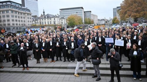 Bruksel, stafi gjyqësor proteston për mungesë të burimeve të mjaftueshme
