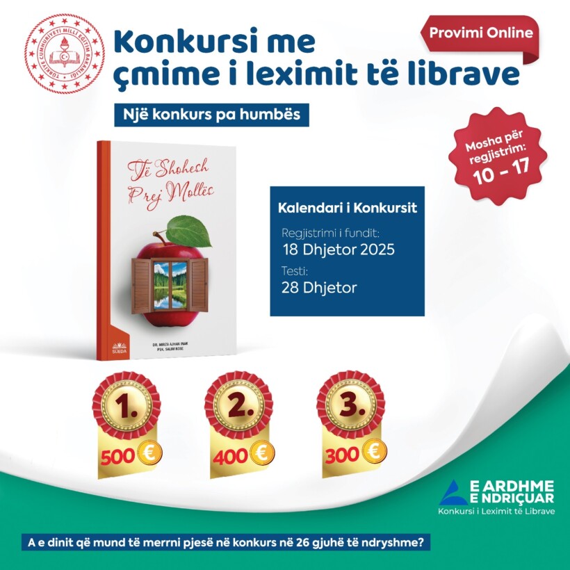 Fillon Konkursi i Leximit të Librave “E Ardhme e Ndriçuar”