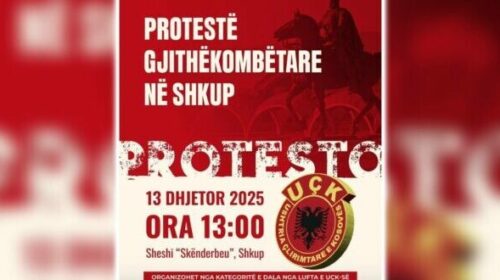 Protesta më 13 dhjetor në Shkup, OVL e UÇK-së me video mesazh: Bashkohuni me ne