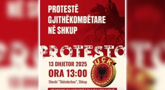 Protesta më 13 dhjetor në Shkup, OVL e UÇK-së me video mesazh: Bashkohuni me ne