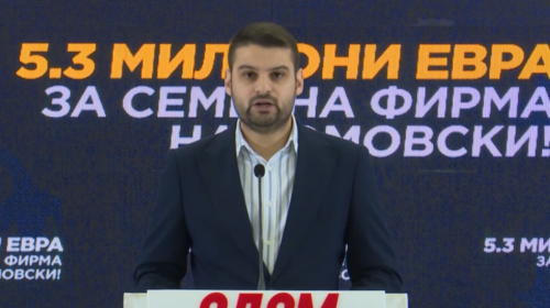 (VIDEO) “Bombat e LSDM-së”, LSDM akuzon zyrtarin e VMRO-së për favorizim në tenderë