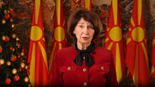 Presidentja Siljanovska-Davkova me mesazh për paqe dhe të ardhme evropiane në Vitin e Ri 2026
