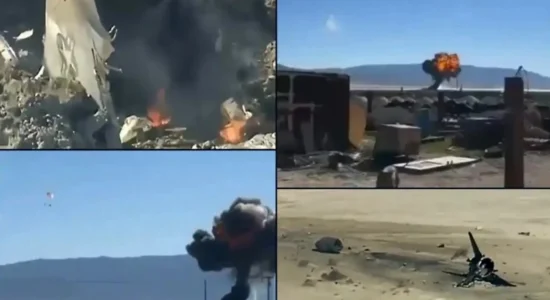 Aeroplani F-16 i ushtrisë amerikane rrëzohet në Kaliforni, piloti katapultoi në sekondat e fundit