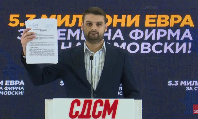 LSDM publikon “Bombën” e parë: Firma familjare e Tomovskit “pastron” 5.5 milionë euro nga buxheti!