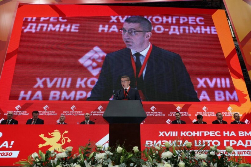  VIDEO  Pasi konfirmohet në krye të partisë  Mickoski  Ne dijmë të themi  jo  kur na cenohet identiteti