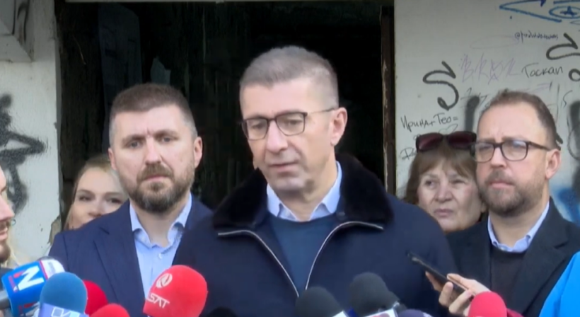  VIDEO  Mickoski  Shtab krize për të ndjekur situatën 24 orë para dhe pas protestës