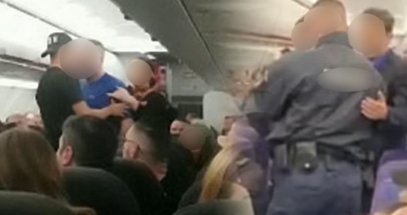 Arrestohet një tifoz nga Sllovakia, 10 të tjerëve nuk iu lejua hyrja në shtet për shkak të sjelljes agresive dhe të pahijshme në aeroplan gjatë fluturimit dhe pas aterimit