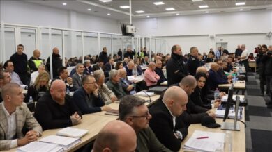 Seanca për rastin e Koçanit. Foto e marrë nga AA