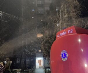 Zjarr në një banesë në Tetovë. Foto: Tetovo Info