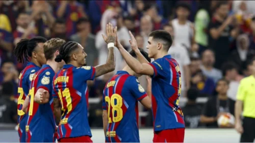 Superkupa e Spanjës/Barcelona e kthen në seancë stërvitore gjysmëfinalen me Athletic Bilbaon, e shkatërron 5-0