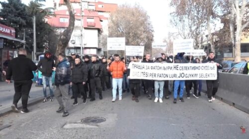 (VIDEO) Dënimit i Faton Lurit, qytetarët në protestë paqësore kërkuan ulje të dënimit