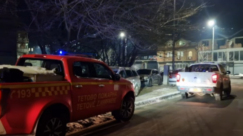 Një banesë është përfshirë nga flakët në Tetovë, raportohet për një të vdekur