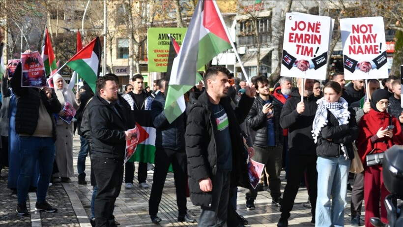 Në tubimin propalestinez në Tiranë, protestohet kundër vizitës së kryeministrit Edi Rama në Izrael