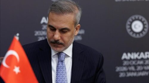 Ministri Fidan: Turqia mbështet marrëveshjen e 18 janarit midis Sirisë dhe SDF-së, pavarësisht rezervave