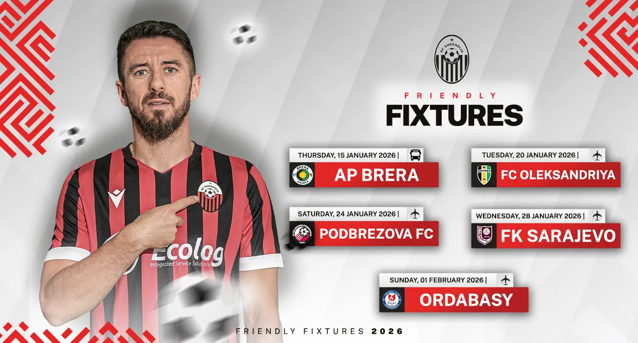 Shkëndija me pesë ndeshje miqësore në kuadër të përgatitjeve dimërore