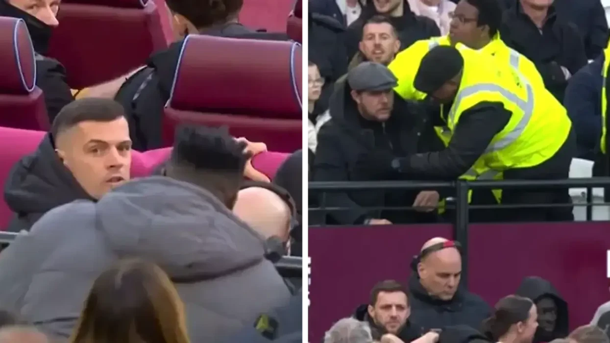 U kap nga kamerat  Granit Xhaka përfshihet në një debat të ashpër me një tifoz