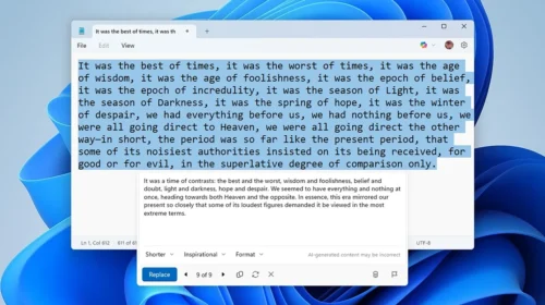 Inteligjenca Artificiale tani vjen në Paint dhe Notepad