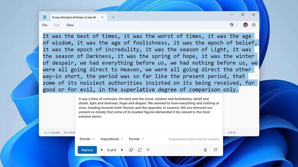 Inteligjenca Artificiale tani vjen në Paint dhe Notepad