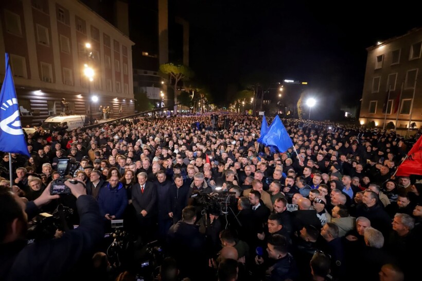 Protesta kombëtare e PD-së, Berisha: Uragani qytetar tronditi qeverinë