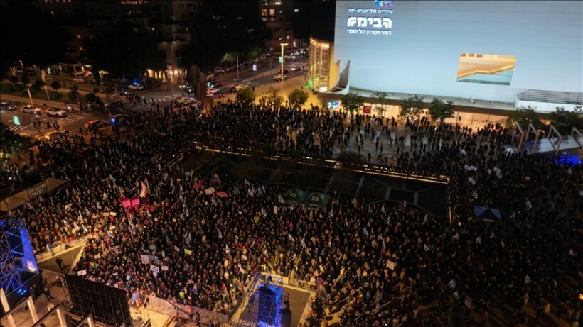 Qindra izraelitë protestojnë në Tel Aviv kundër qeverisë së Netanyahut