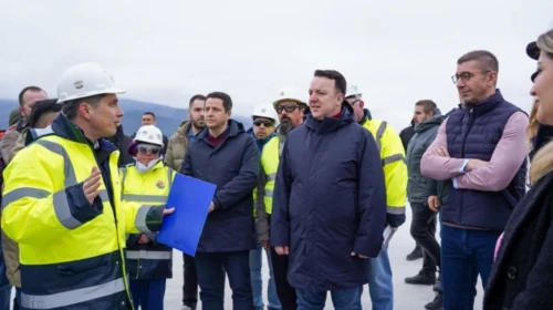 Nikolloski: Me dinamikë të shkëlqyer po ndërtohet autostrada Gostivar – Bukojçan