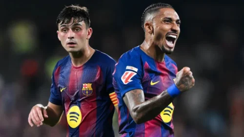 A po e fundos Barcelonën mungesa e Raphinhas dhe Pedrit?