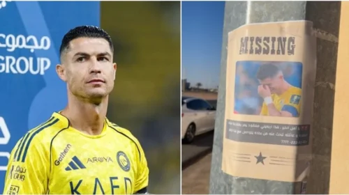 Fillojnë talljet brutale me Ronaldon – portugezi shpallet ‘person i humbur’ në Arabi