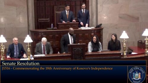 SHBA, Senati i Nju-Jorkut përkujton 18-vjetorin e pavarësisë së Kosovës