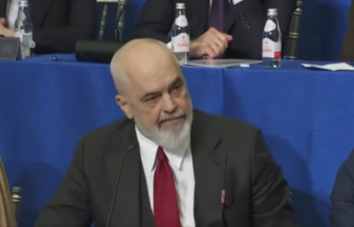 Edi Rama. Foto printscreen