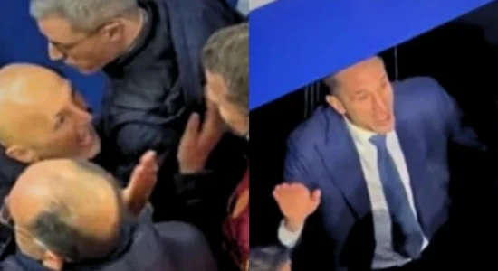 (VIDEO) Presidenti, drejtori dhe trajneri i Juventusit sulmojnë verbalisht gjyqtarin pas derbit me Interin