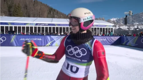 Milano Cortina 2026/ Shkëlqen Lara Colturi, e 4-ta në zbritjen e parë në slalomin gjigant, kualifikohet edhe Semire Dauti