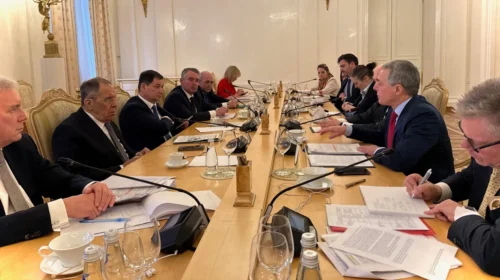 Delegacioni i OSBE në Moskë për herë të parë që nga fillimi i luftës në Ukrainë
