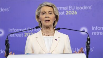 Ursula von der Leyen. Foto: Nicolas Landemard/AA