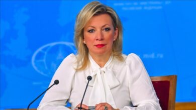 Zëdhënësja e Ministrisë së Punëve të Jashtme të Rusisë, Maria Zakharova. Foto: AA