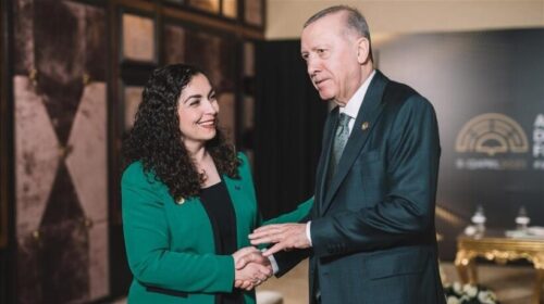 Presidentja Osmani pranon urim nga presidenti Erdoğan me rastin e Ditës së Pavarësisë
