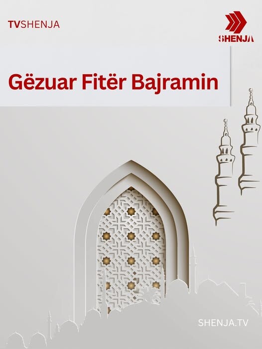 Redaksia e Televizionit SHENJA jua uron Fitër Bajramin 