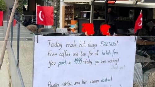 Prishtinë: Kafe dhe çaj falas për tifozët turq në ditën e finales historike të Kosovës