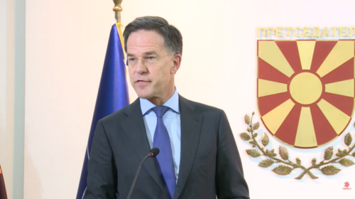 (VIDEO) Rutte: Maqedonia e Veriut është një aleat i rëndësishëm i NATO-s