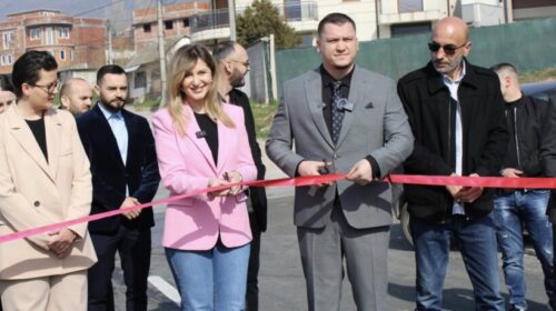 Përurohet Rruga 14 në Haraçinë, Beqiri: Investim afër 10 milionë denarë