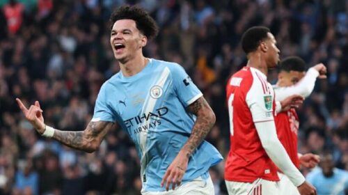 Man.City e mposht Arsenalin në finalen e Kupës së Ligës