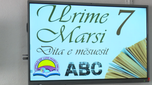 (VIDEO) Në gjimnazin e Zef Lush Markut program për “Ditën e Mësuesit”