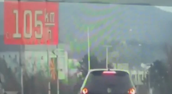 Kapet me 105 km/h në zonë urbane, sanksionohet 21-vjeçari nga Shtipi
