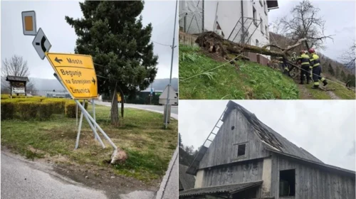 Një stuhi goditi Slloveninë, erëra me shpejtësi mbi 100 km/orë, mijëra njerëz mbetën pa energji elektrike